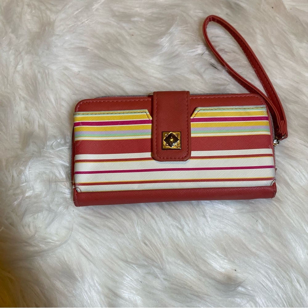 Striped Red Wallet